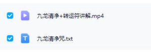 青月秘法【九龙清净+转运符】视频+文档